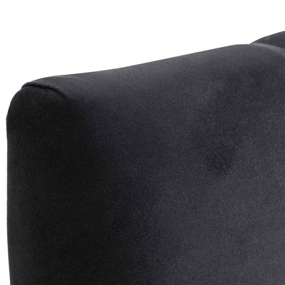 Queen Bed Frame - Black Velvet