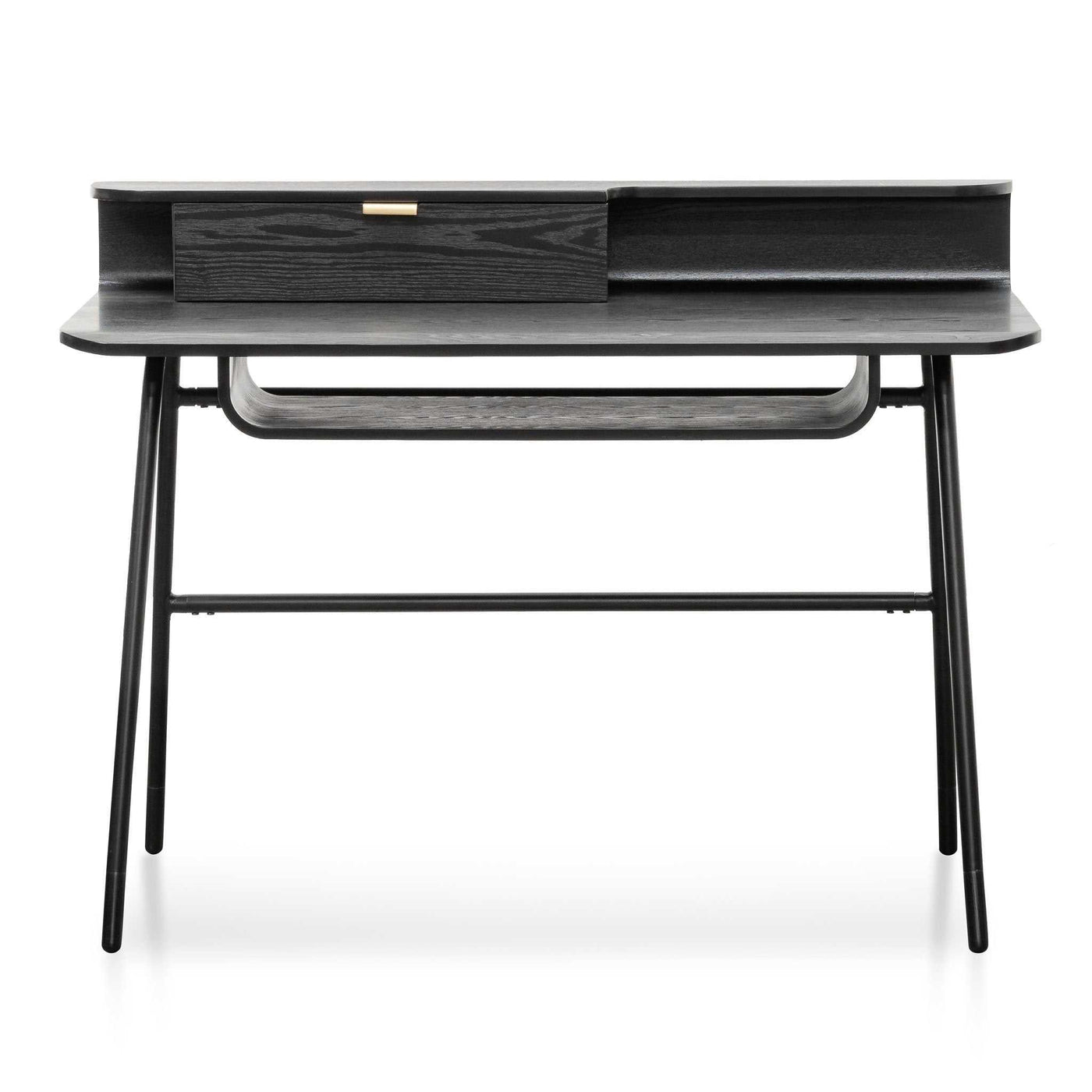 Wooden Home Office Desk - Black