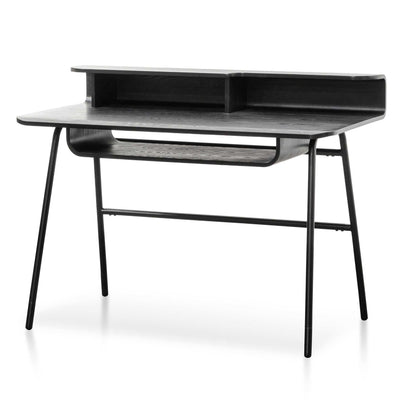 Wooden Home Office Desk - Black